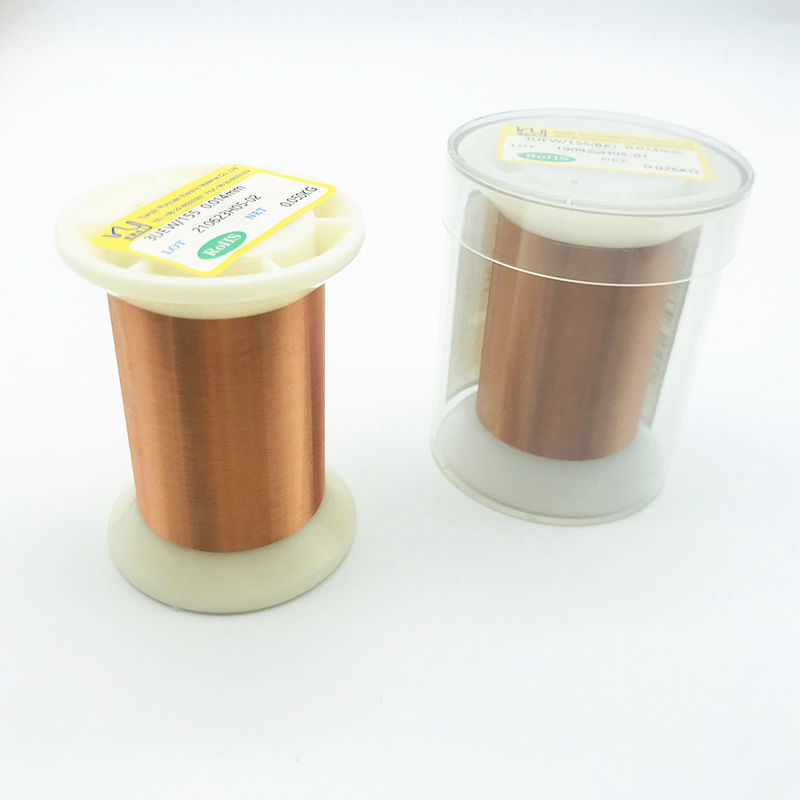 Customized 0.02mm Enamelled Copper Wire Ultra Fine Polyurethane