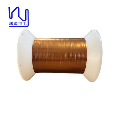 AIW220 Ultra fine 0.03mm Enameled Flat Copper Wire For Audio