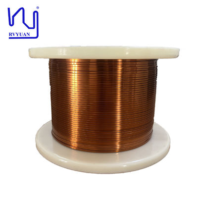 Solderable self bonding 0.2mmx5.0mm Enameled Flat Copper Wire For Inductor