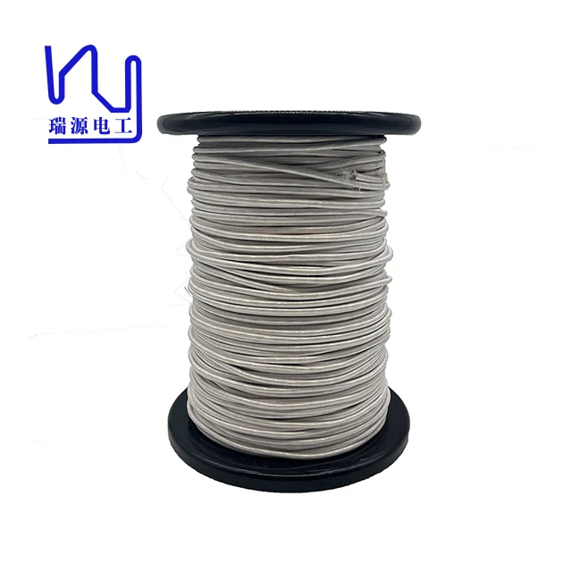 Silk Jacketed Copper Litz Wire 460 Strands 0.1mm Copper Conductor 155.C Temperature Rated