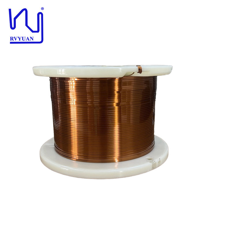 200/220 Degree Enameled Flat Copper Magnet Wire For Motor Winding