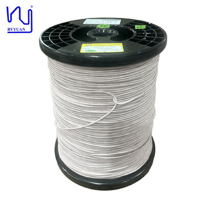 Fio de alta frequência de 0,1 mm Fio magnético esmaltado Fio Litz de cobre coberto de seda