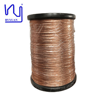 Litz encalhado prende fios de cobre *180 de 0.1mm costas esmaltadas para o transformador