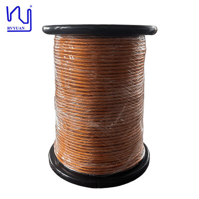 2UEW/H 0,1X1500 Fio Litz gravado sólido Fio magnético de cobre esmaltado de alta frequência para transformadores