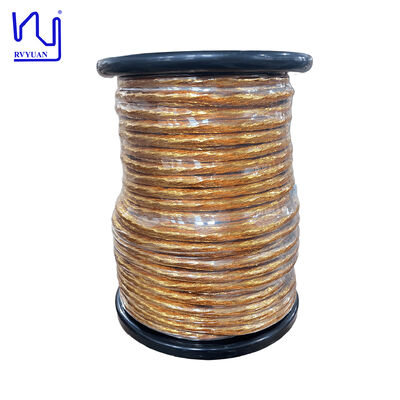 Fio Litz Taped 2UEW-F-PI 0.32mmx528 Fios de Cobre Litz com Alta Tensão de Ruptura para Veículos Elétricos