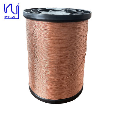 1UEW-H 0.1mm AWG38 Fio Litz Esmaltado de 60 Fios para Bobinagens de Transformador com Temperatura Máxima de 180°C