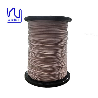 Fio Litz de Cobre Enrolado em PTFE Personalizado 0.10mmX500 Fios