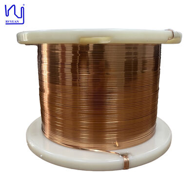 Fio de cobre magnético retangular plano AIW Classe 220C de 0,60 mm x 3,00 mm