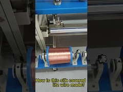 A seda de nylon de alta frequência feita sob encomenda cobriu o fio encalhado de cobre do litz